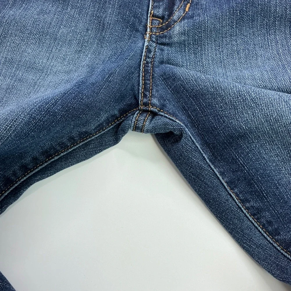 Childrens Place Blue Straight Leg Jeans Kids Size 8 Adjustable Waist Denim
